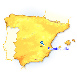 Lokasi kota kelahiran Iniesta