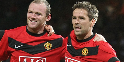 Rooney dan Owen ketika bermain bersama. (c) AFP