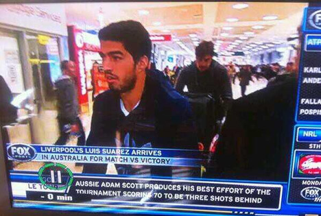 Suarez tiba di Melbourne
