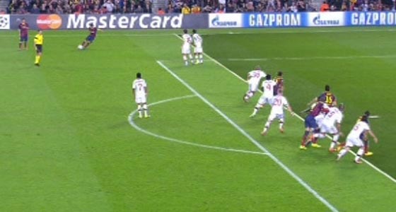 Busquets offside? (c) SM