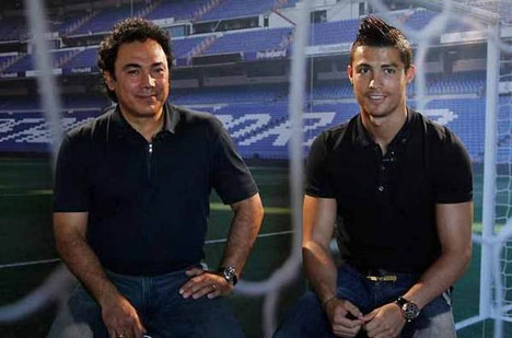 Hugo Sanchez dan Cristiano Ronaldo (c) RMCF