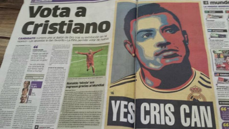 Dukungan Marca terhadap CR7