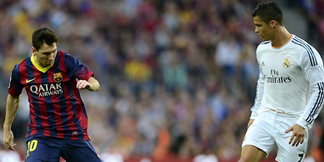Lionel Messi dan Cristiano Ronaldo