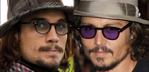 Bukti kemiripan Pablo Osvaldo (kiri) dan Johnny Depp (kanan) (c) ist