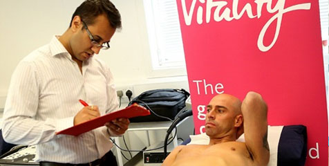 Caballero saat tes medis (c) mcfc