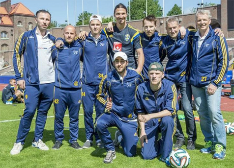 Zlatan Ibrahimovic bersama tim nasional keterbelakangan mental