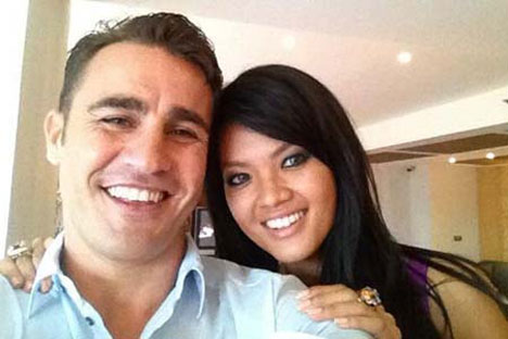 Foto kedekatan Farah Quinn dan Fabio Cannavaro dua tahun silam