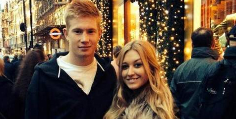 Kevin De Bruyne dan Caroline Lijnen