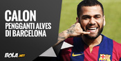 Kandidat Pengganti Dani Alves di Barcelona