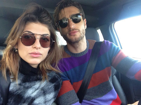 Chiara ketika masih bersama Antonio Mirante