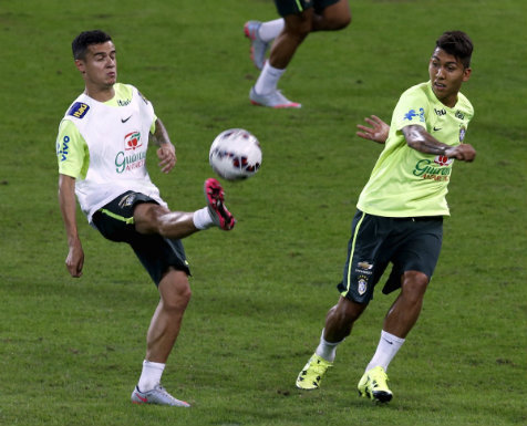 Philippe Coutinho dan Roberto Firmino