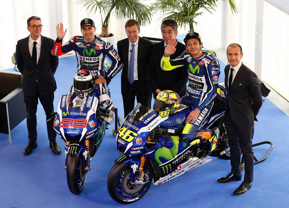 Jorge Lorenzo dan Valentino Rossi (c) Yamaha MotoGP