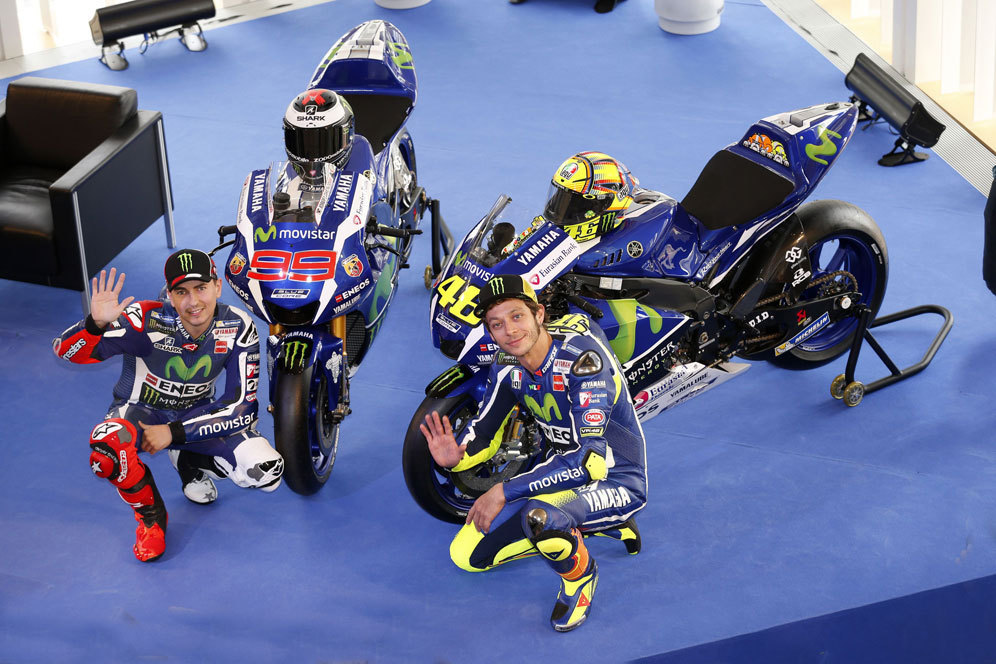 Jorge Lorenzo dan Valentino Rossi (c) Yamaha MotoGP