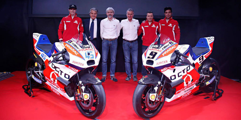 Pramac Ducati Resmi Luncurkan Tim MotoGP 2016 di Siena