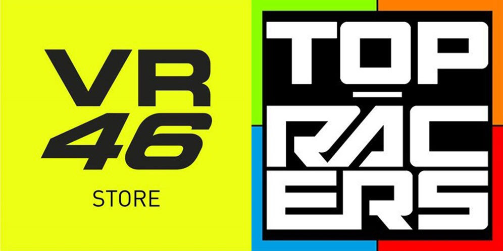 Dua toko resmi VR46 Racing Apparel, VR46 Store dan Top-Racers.com (c) Istimewa