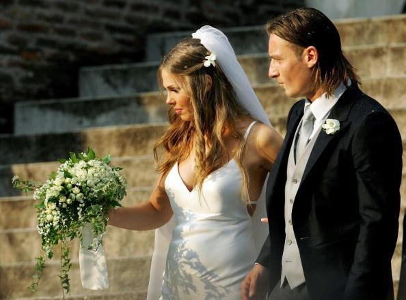 Pernikahan Totti & Ilary, 19 Juni 2005 (c) AFP