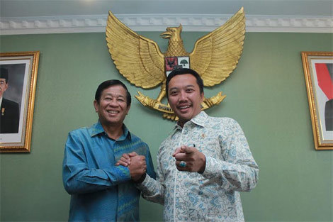 Imam Nahrawi dan Agum Gumelar
