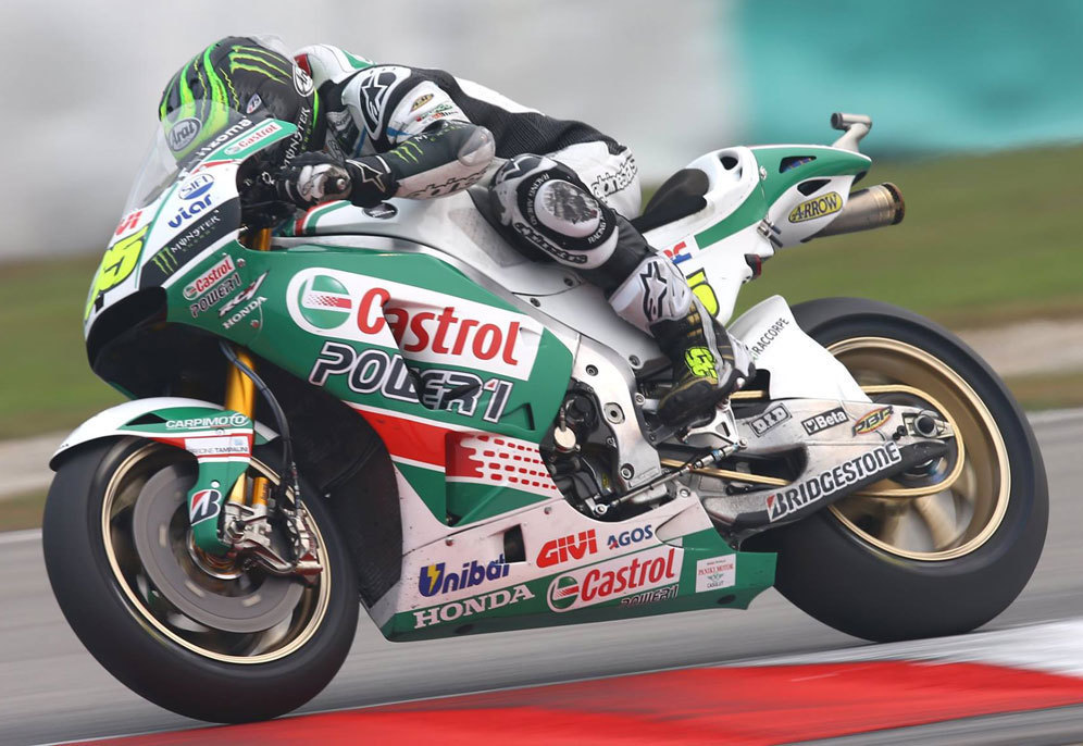 Cal Crutchlow dengan corak Castrol tahun lalu. (c) LCR Honda