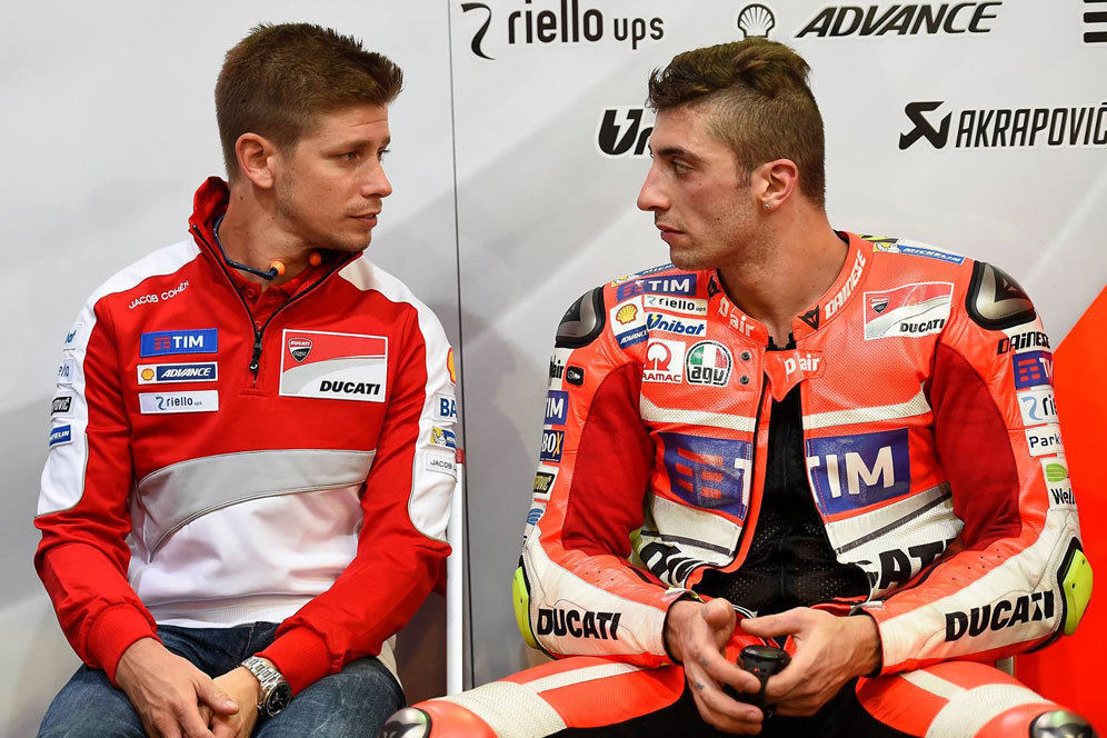 Casey Stoner dan Andrea Iannone (c) Ducati