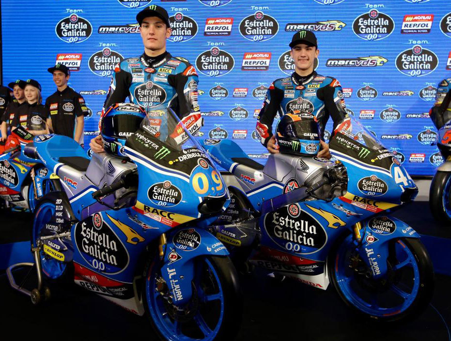 Rider Estrella Galicia 0.0 Moto3, Jorge Navarro dan Aron Canet. (c) MotoGP