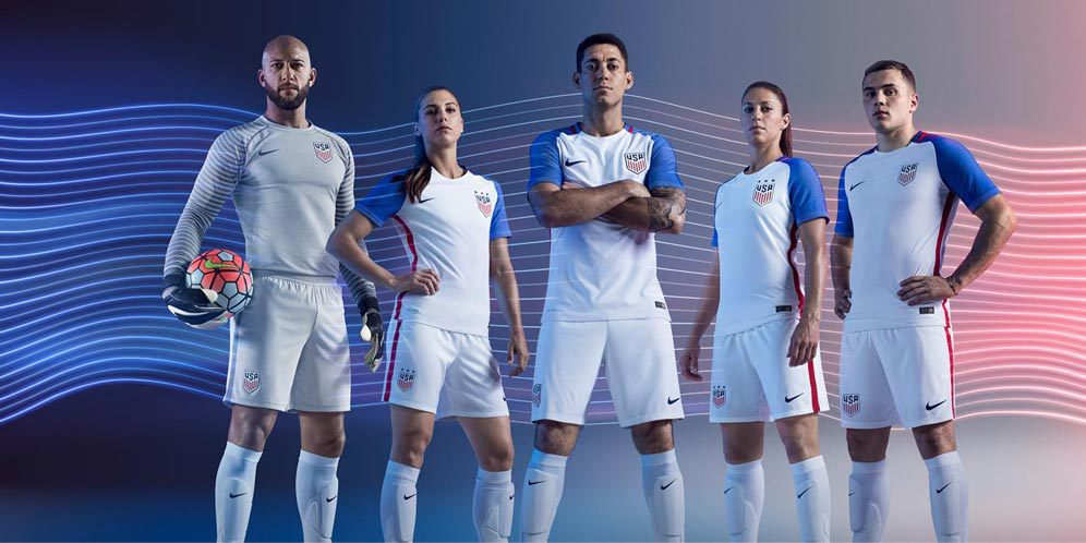 Detail Jersey Home dan Away Amerika Serikat Untuk Copa America