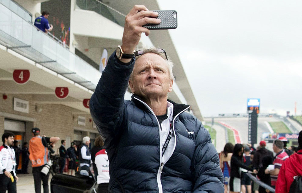 Kevin Schwantz (c) AFP