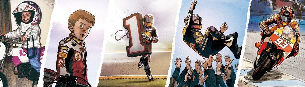 'Marc Marquez: La Historia de un Sueño' (c) Norma Comics
