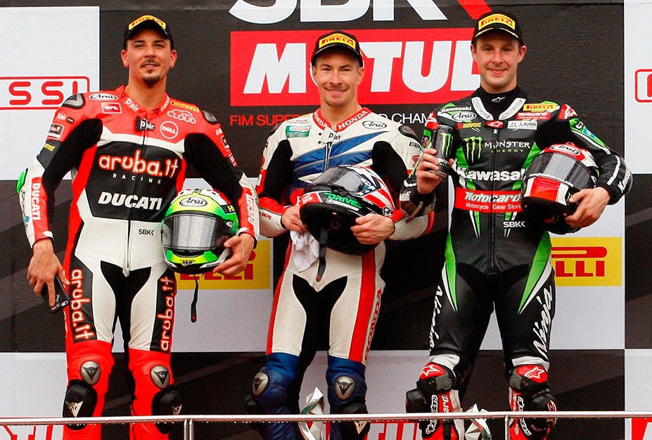 Davide Giugliano, Nicky Hayden dan Jonathan Rea (c) WorldSBK