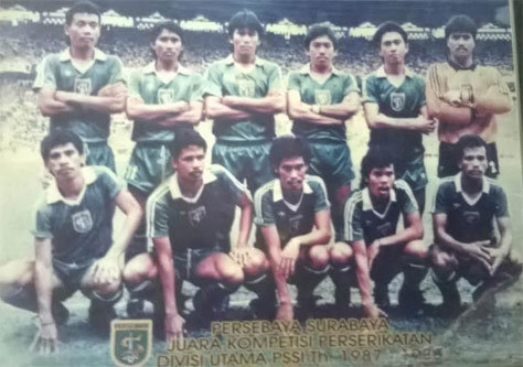 Persebaya Surabaya saat juara pada 1987