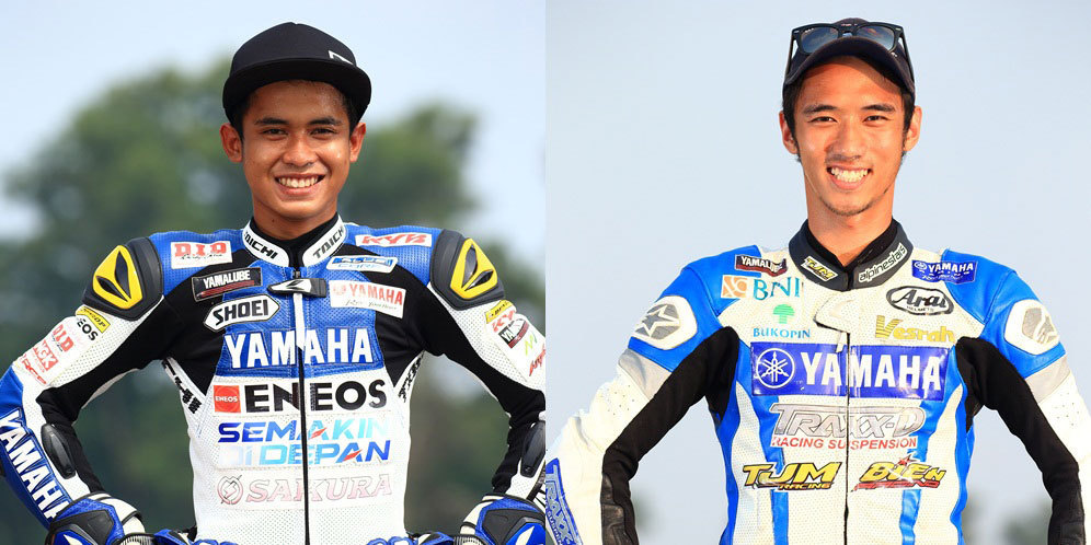 Galang Hendra Pratama dan Imanuel Putra Pratna (c) Yamaha Motor Racing