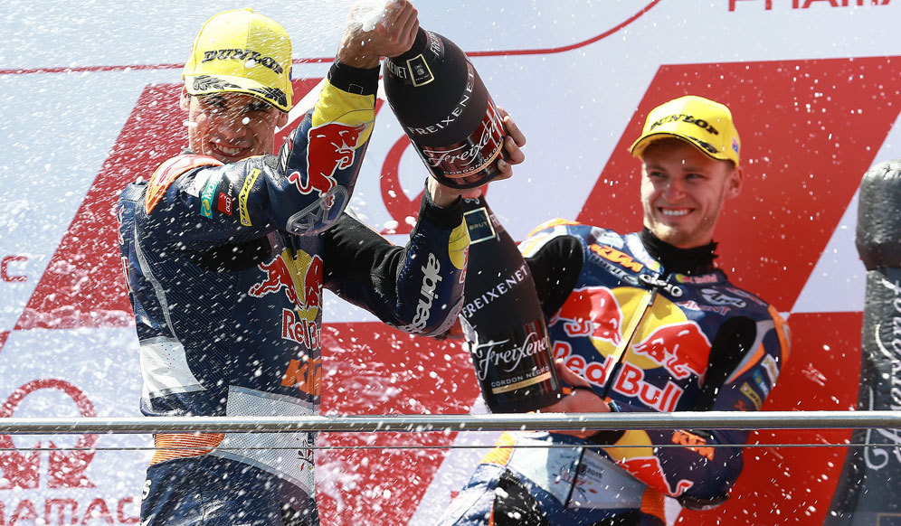 Miguel Oliveira dan Brad Binder (c) KTM