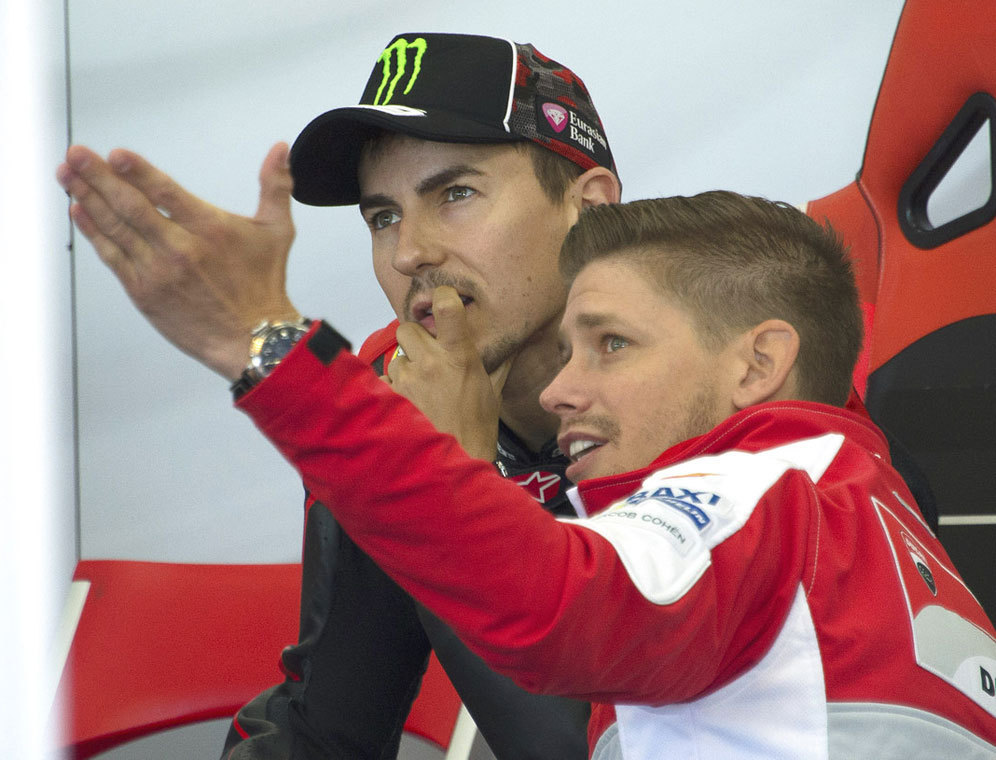 Casey Stoner dan Jorge Lorenzo (c) MotoBlog