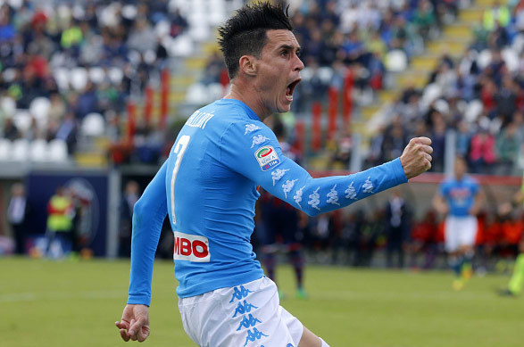 Jose Callejon (c) AFP