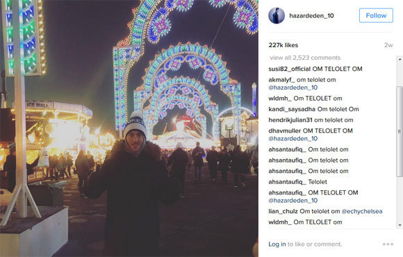 Instagram Eden Hazard