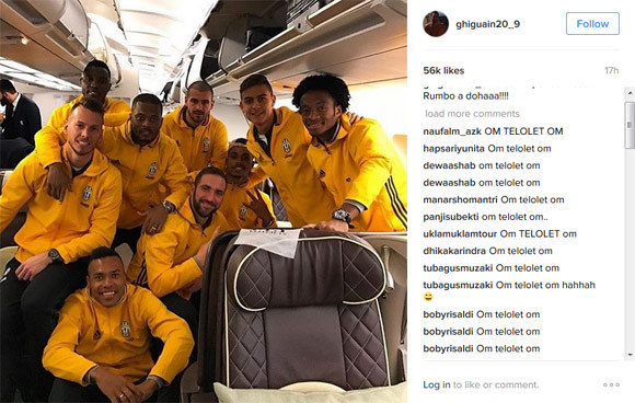 Instagram Gonzalo Higuain