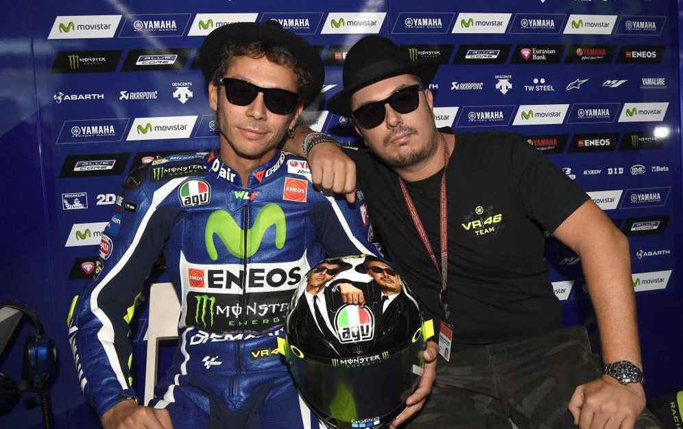 Valentino Rossi dan Alessio Uccio Salucci (c) MotoGP