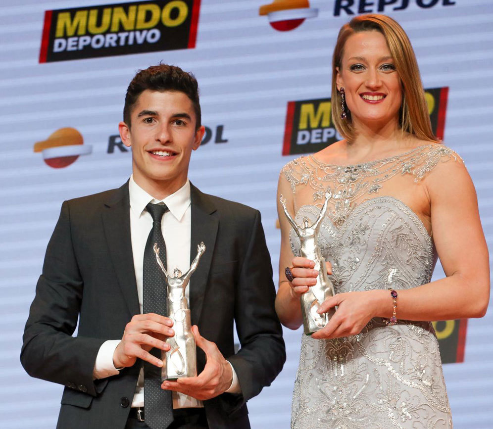 Marc Marquez dalam Mundo Deportivo Gala 2017. (c) MotoGP