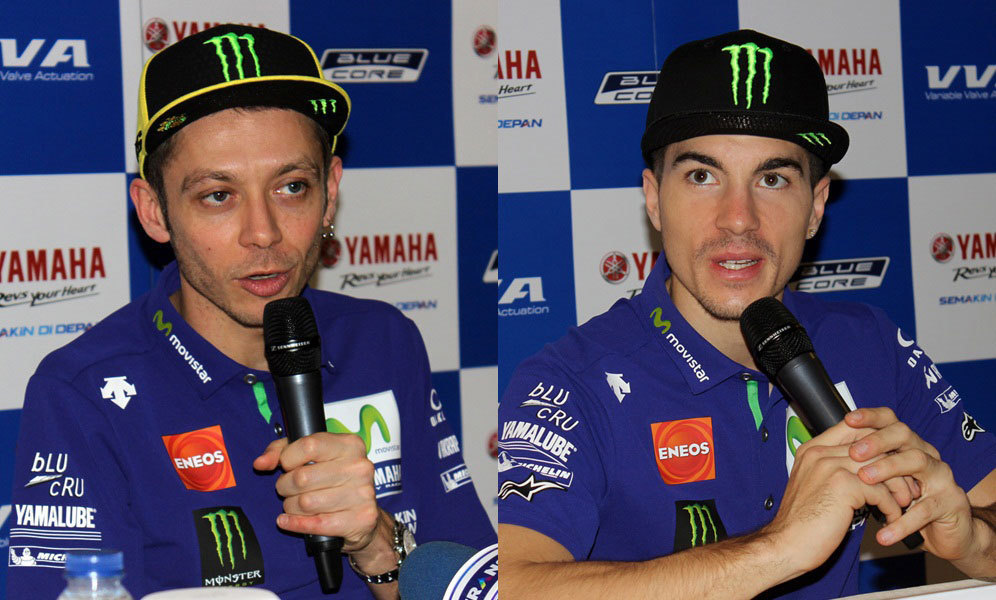 Valentino Rossi dan Maverick Vinales (c) Otosia/Nazar Ray