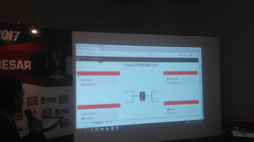 Drawing 8 Besar Piala Presiden 2017
