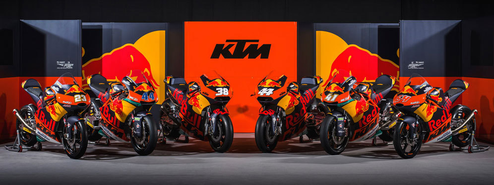 Skuat KTM Moto3, Moto2 dan MotoGP 2017. (c) KTM
