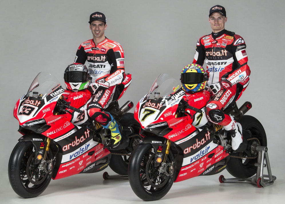 Marco Melandri dan Chaz Davies (c) Ducati