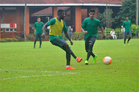 Yanto Basna saat ikut seleksi timnas.