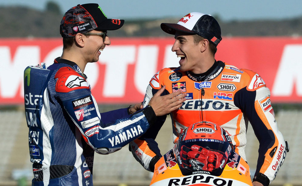 Jorge Lorenzo dan Marc Marquez (c) AFP