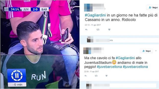 Penampakan Gagliardini di Juventus Stadium