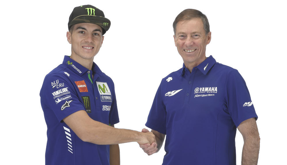Maverick Vinales dan Lin Jarvis (c) Yamaha