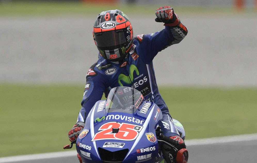 Maverick Vinales (c) AFP