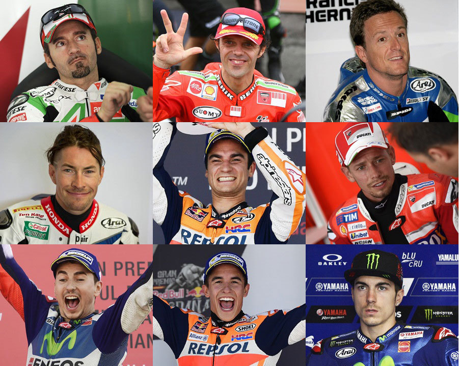 Para rival sengit Valentino Rossi selama berkarir di MotoGP. (c) Istimewa