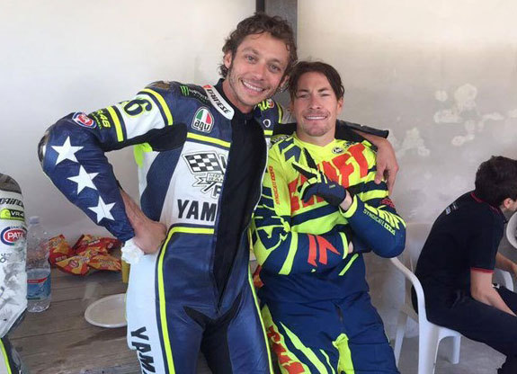 nicky hayden valentino rossi