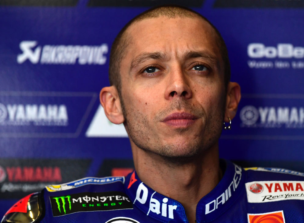 Valentino Rossi (c) AFP
