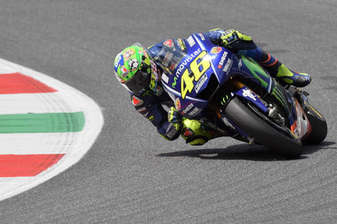 Valentino Rossi (c) AFP